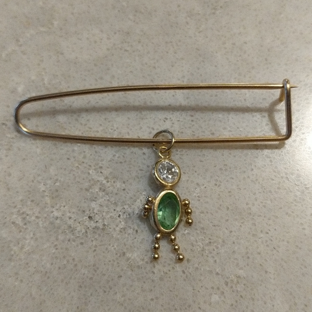 Kohl's 14k gold August Birthstone kid & pin